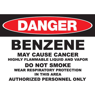 ZING Eco GHS Sign, Danger, 10X14- Model 2661